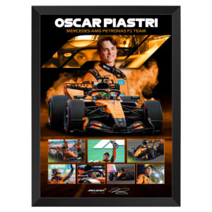 Formula 1 - Oscar Piastri McLaren Framed Large Photo Collage Vert