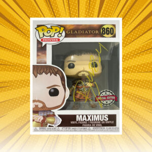 Russell Crowe - "Maximus" Gladiator #860 Autographed Funko Pop! Vinyl