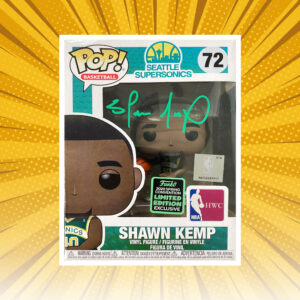Shawn Kemp - Seattle Supersonics #72 Autographed Funko Pop! Vinyl (PSA)