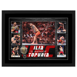 UFC - Ilia Topuria Framed Pre Print Collage