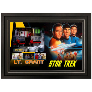 Star Trek - "Lt. Grant" Bob Bralver Signed & Framed 8x10 Photo Display B