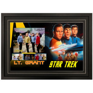 Star Trek - "Lt. Grant" Bob Bralver Signed & Framed 8x10 Photo Display C