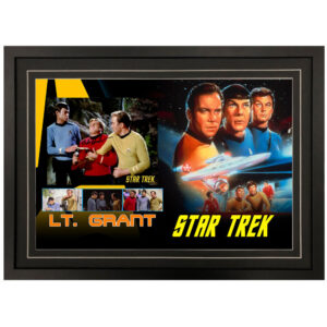 Star Trek - "Lt. Grant" Bob Bralver Signed & Framed 8x10 Photo Display D