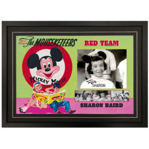 The Mickey Mouse Club - "Sharon Baird" 1956 Signed & Framed 8x10 Photo Display A