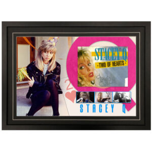 Stacey Q - "Two of Hearts" Signed & Framed 8x10 Photo Display D