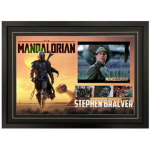 The Mandalorian - Stephen Bralver Signed & Framed 8x10 Photo Display