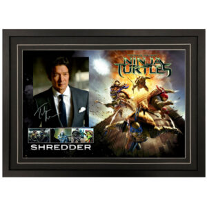 Tohoru Masamune - "Teenage Mutant Ninja Turtles" Shredder Signed & Framed 8x10 Photo Display B