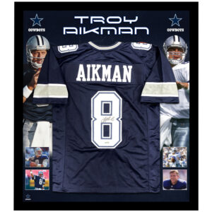 NFL – Troy Aikman Signed & Framed Dallas Cowboys Jersey (Beckett)