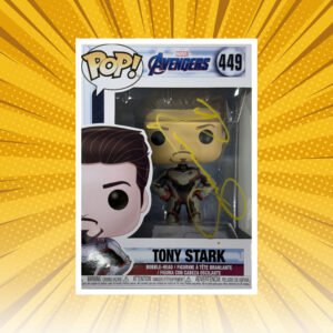 Robert Downey Jr - "Tony Stark" Avengers #449 Signed Funko Pop! Vinyl
