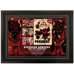 AFL - Essendon Bombers "1993 Premiership" Signed & Framed 8x12 Photo Display