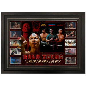 Bolo Yeung "Chinese Hercules" Signed & Framed 8x10 Photo Display