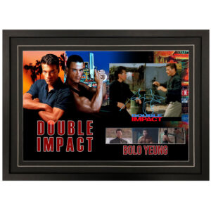 Bolo Yeung – "Double Impact" Signed & Framed 8x10 Photo Display A