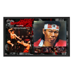 Bolo Yeung – "Bloodsport" Signed & Framed 11x14 Photo Display (ACOA)