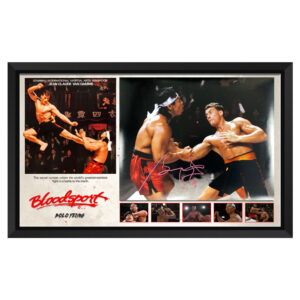 Bolo Yeung – "Bloodsport" Signed & Framed 16x20 Photo Display B