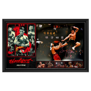 Bolo Yeung – "Bloodsport" Signed & Framed 16x20 Photo Display