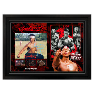 Bolo Yeung – "Bloodsport" Signed & Framed 8x10 Photo Display B