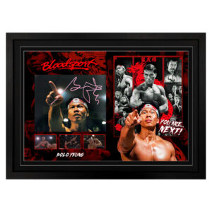 Bolo Yeung – "Bloodsport" Signed & Framed 8x10 Photo Display