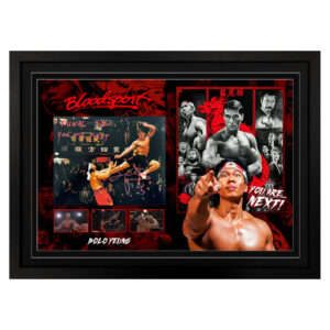 Bolo Yeung – "Bloodsport" Signed & Framed 8x10 Photo Display C