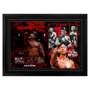 Bolo Yeung – "Bloodsport" Signed & Framed 8x10 Photo Display E