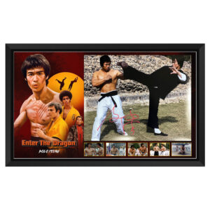 Bolo Yeung – "Enter the Dragon" Signed & Framed 16x20 Photo Display