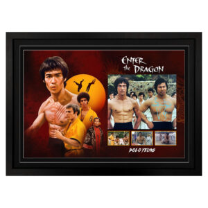 Bolo Yeung – "Enter the Dragon" Signed & Framed 8x10 Photo Display A