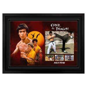 Bolo Yeung – "Enter the Dragon" Signed & Framed 8x10 Photo Display C