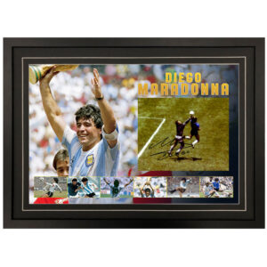 Diego Maradona - Argentina FC Signed & Framed 8x10 Photo Display A