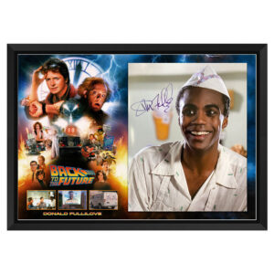 Back To The Future - Donald Fullilove Signed 16x20 Photo Display