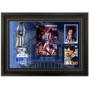 AFL - North Melbourne "Gary Dempsey" Signed & Framed 8x12 Photo Display