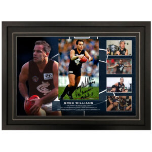AFL - Carlton Blues  "Greg Williams " Signed & Framed 8x12 Photo Display (Copy)