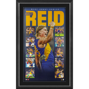 Harley Reid Framed Vertiramic West Coast Eagles
