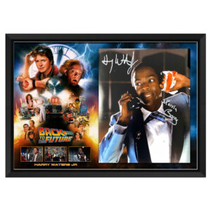 Back To The Future - Harry Waters Jr Signed 16x20 Photo Display