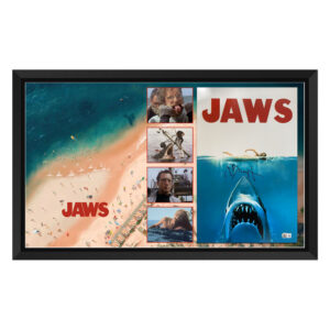 Jaws - Richard Dreyfuss Signed & Framed 11x17 Photo Display (Beckett)