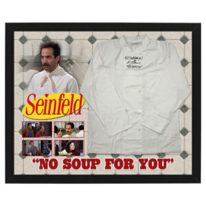 Seinfeld - "Soup Nazi" LARRY THOMAS Signed & Framed  Chef Jacket (Schwartz Sports)