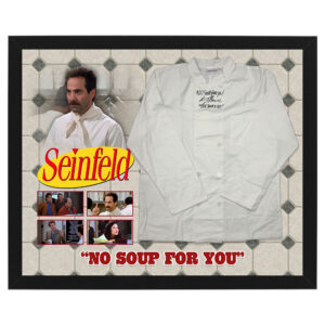 Seinfeld - "Soup Nazi" LARRY THOMAS Signed & Framed  Chef Jacket (Schwartz Sports)