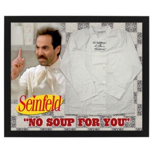 Seinfeld - "Soup Nazi" LARRY THOMAS Signed & Framed  Chef Jacket (Schwartz Sports)
