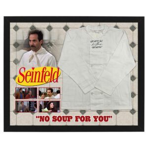 Seinfeld - "Soup Nazi" LARRY THOMAS Signed & Framed  Chef Jacket (Schwartz Sports)