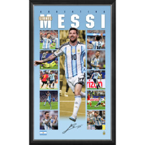 Soccer - Lionel Messi 2026 World Cup Argentina Vertiramic Print