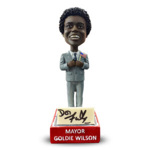 Donald Fullilove - "Mayor Goldie Wilson" Back to the Future Signed Bobble Head