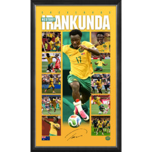 Soccer - Nestory Irankunda Socceroos World Cup Framed Vertiramic Print