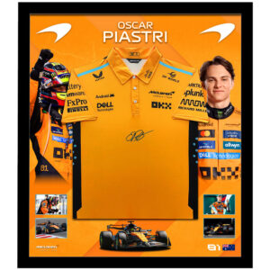 Formula 1 - Oscar Piastri Signed & Framed Shirt