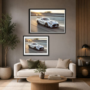 Wall Art - AMG GT Black