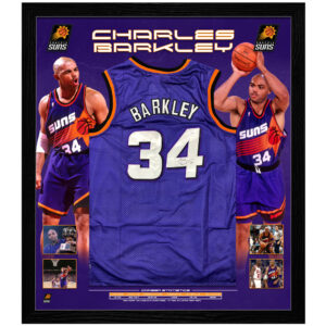 Basketball - Charles Barkley Signed & Framed Phoenix Suns Jersey (Beckett)