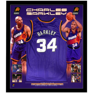 Basketball - Charles Barkley Signed & Framed Phoenix Suns Jersey (Beckett)