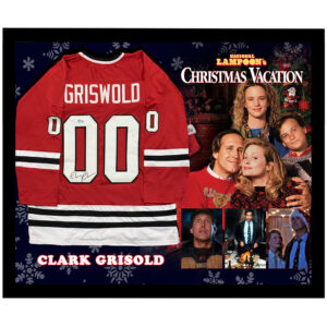 National Lampoon's - Chevy Chase Signed & Framed Clark Griswold Jersey (Beckett)