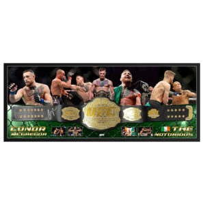 UFC - Conor McGregor Signed & Framed Championship Belt