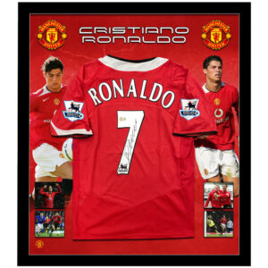 Soccer – Cristiano Ronaldo Signed & Framed Manchester United 2004-05 Jersey (Beckett)