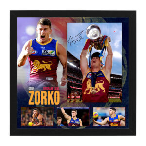 AFL - Brisbane Lions "Dane Zorko" Signed & Framed 11x17 Photo Display