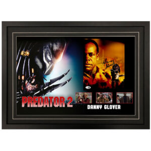 PREDATOR 2 - "Lieutenant Mike Harrigan" Danny Glover Signed & Framed 8x10" Photograph Display (JSA)