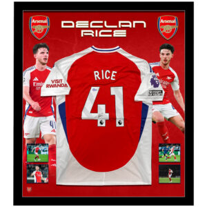 Soccer – Declan Rice Signed & Framed Arsenal Jersey (Beckett)